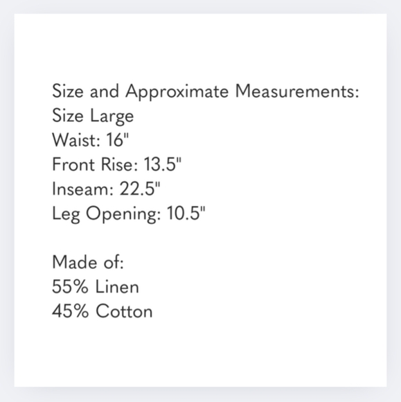 Madewell Blue/White Stripe Tie Waist Pull On Cropped Wide Leg Pants, Size L - Picture 5 of 5